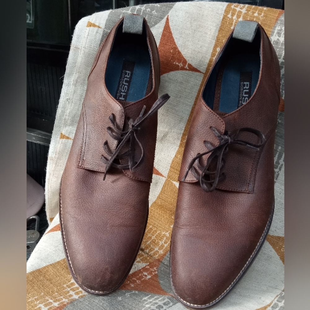Shoes Mens Like New Leather Style w/Shoelaces No Box